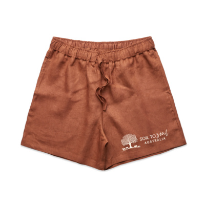 AS Colour Womens Linen Shorts Thumbnail