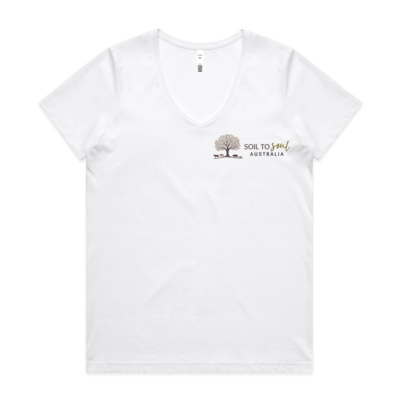 Womens Maple V Neck Tee Thumbnail