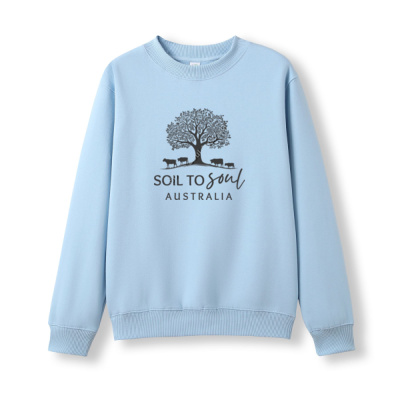 Kids Crew Neck Jumper - Lighter Colour Variety - Kids Crew Neck Sweatshirt Thumbnail