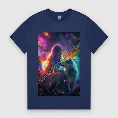 Girl and her Wolf - HeavyCotton™ Tee Thumbnail