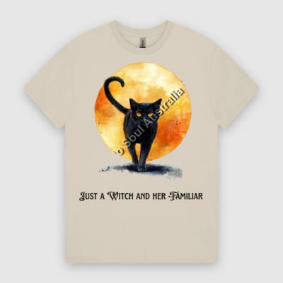 Just a Witch & her Familiar - HeavyCotton™ Tee Thumbnail