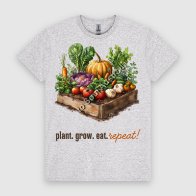 Plant. Grow. Eat. Repeat! - HeavyCotton™ Tee Thumbnail