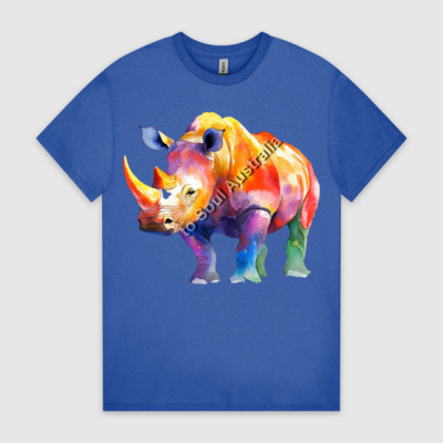 Rainbow Rhino - HeavyCotton™ Tee Thumbnail