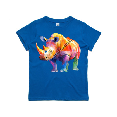 Rainbow Rhino - Kids / Youth Premium Tee Thumbnail