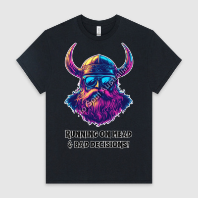 Running on Mead & Bad Decisions! - HeavyCotton™ Tee Thumbnail
